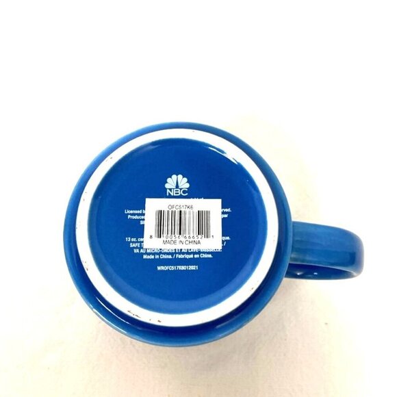 The Office Ceramic Coffee Mug Cup NBC Dunder Mifflin TV Show Blue - Picture 6 of 6